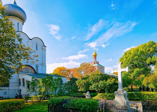 Kathedrale Unserer Lieben Frau von Smolensk im Nowodewitschi-Kloster in Moskau in Russland