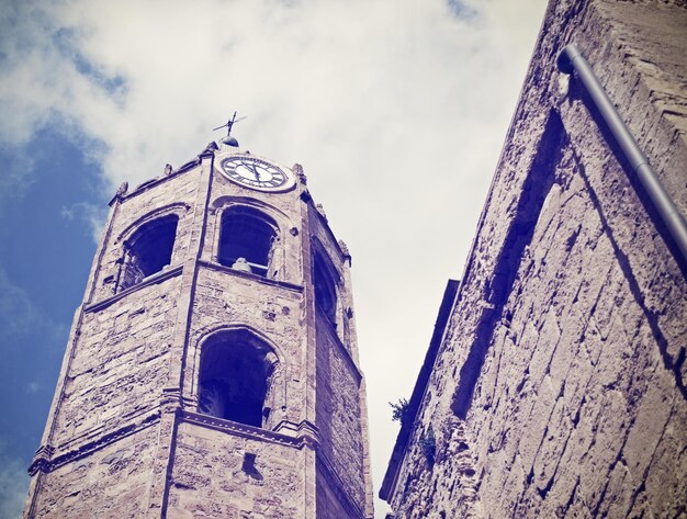 Kathedrale von Alghero im Vintage-Ton