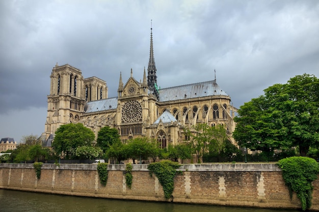 Foto kathedrale von notre-dame de paris