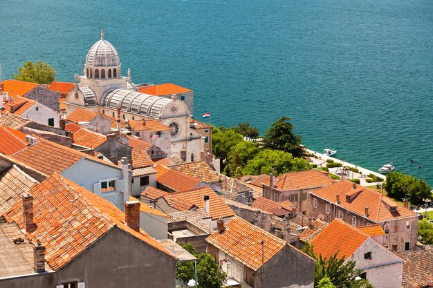 Kathedrale von St. James in Sibenik, Kroatien. UNESCO-Weltkulturerbe