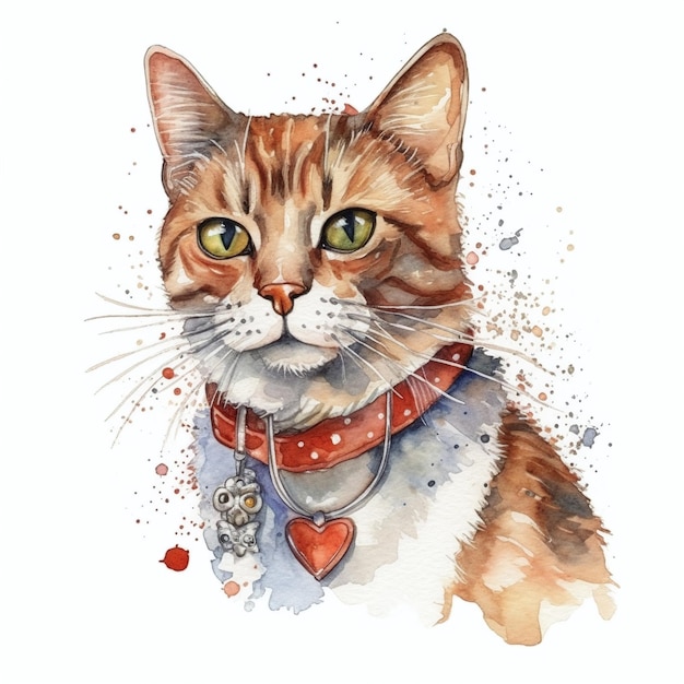 Katze Aquarell Clipart