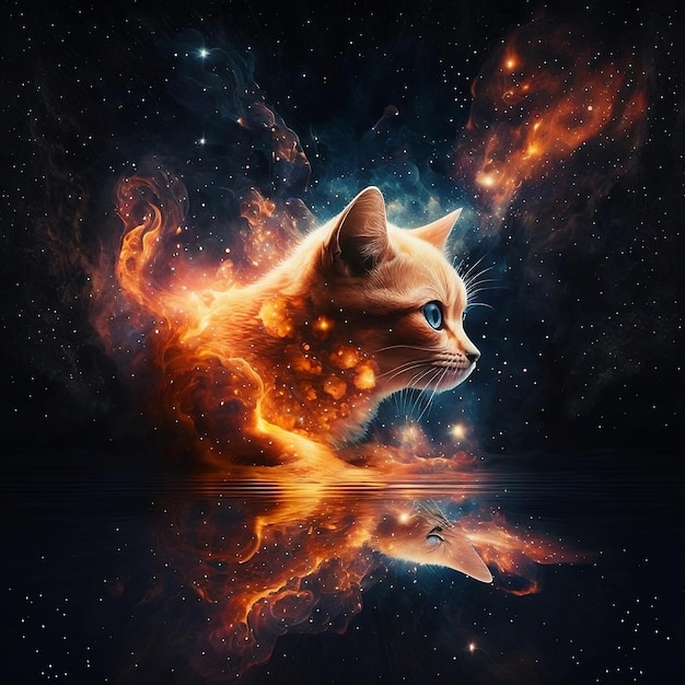 Katze im Universum