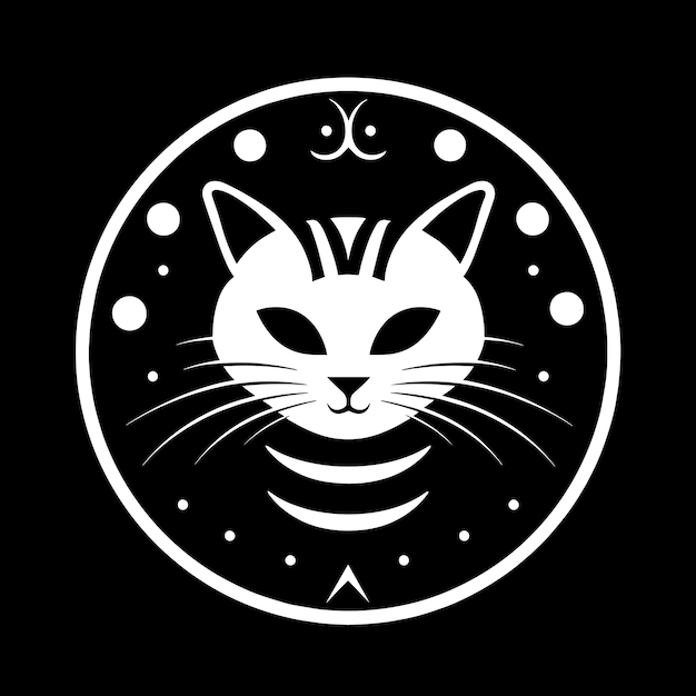 Katze Sternzeichen Horoskop Astrologie zwölf metaphysische Sektoren Tattoo-Druck