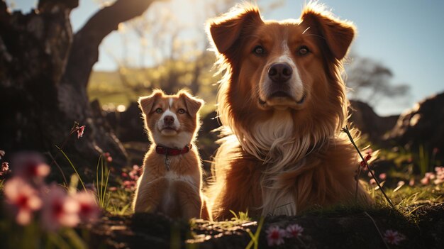 Katze und Hund