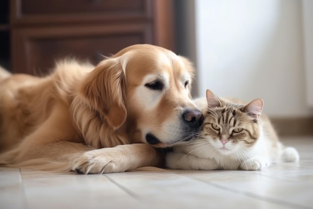 Katze und Hund