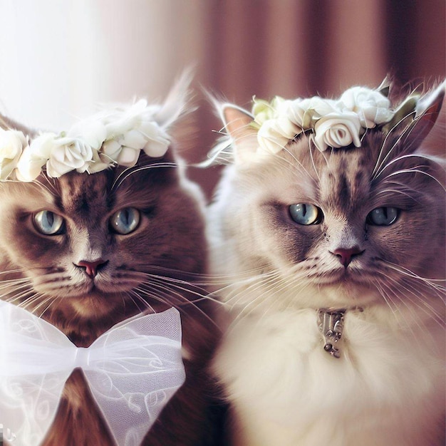 Katzen Hochzeit Internationaler Tiertag