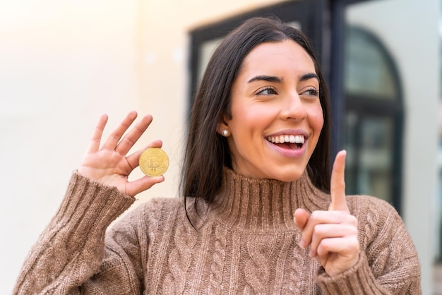 Kaukasische Frau des jungen Brunette