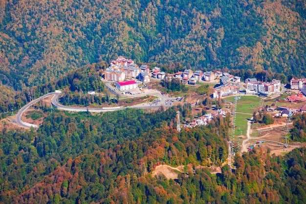 Kaukasus-Gebirge Rosa Khutor Sotschi