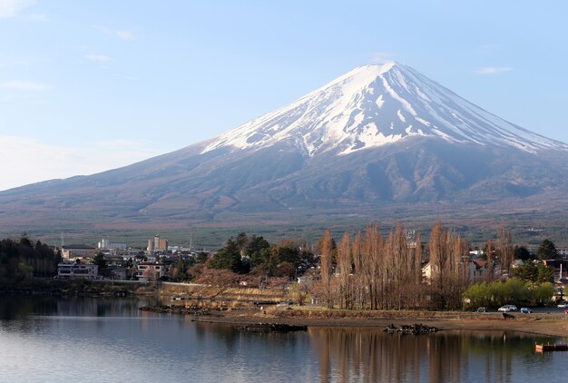 Kawaguchiko See und Ansichten von Mount Fuji.