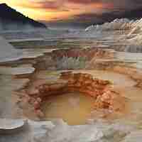 Foto kawah é o maior planeta gerado por ia