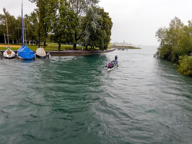 Kayak en el frío de Zúrich