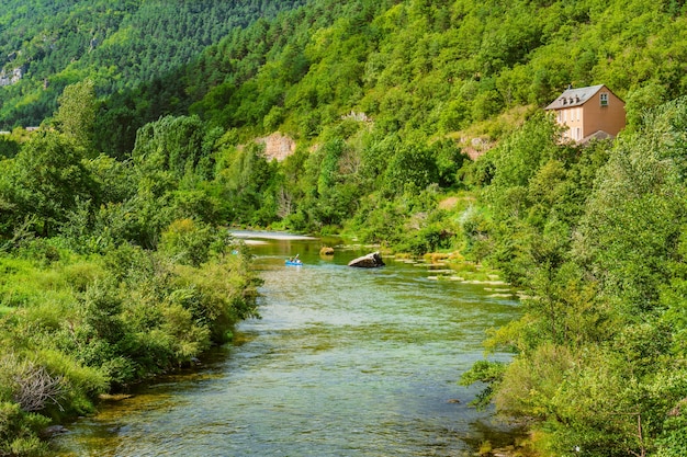 Kayak en Gorges du Tarn Parc National des Cvennes Francia