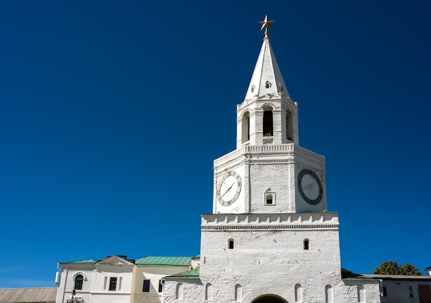 Kazan Kremlin no fundo do céu azul Tartaristão Rússia