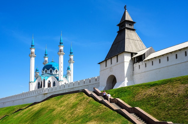 Kazan Kremlin no verão Tartaristão Rússia