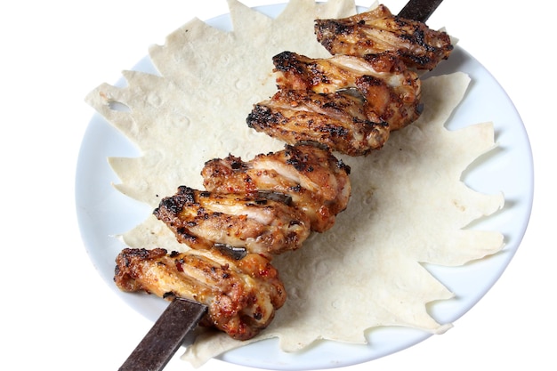 Kebab de pollo