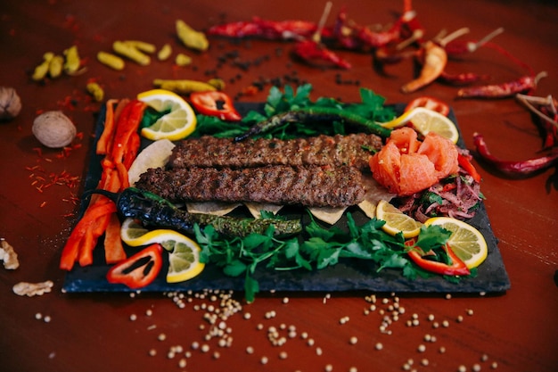 Kebab de Ramadán tradicional turco y árabe
