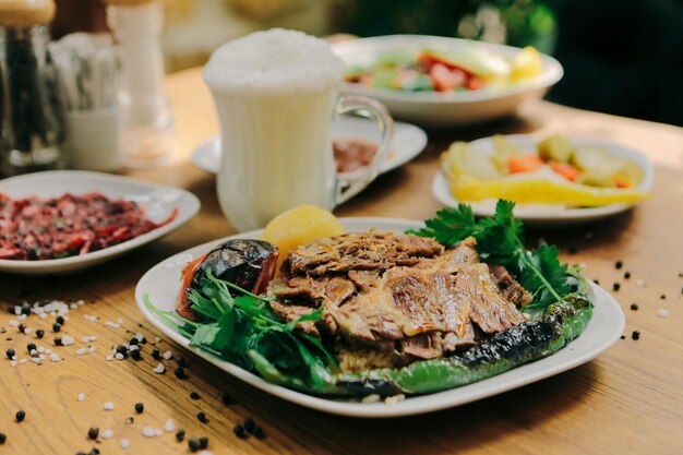 Kebab de Ramadán tradicional turco y árabe