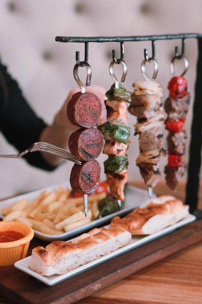 Kebab de Ramadán tradicional turco y árabe