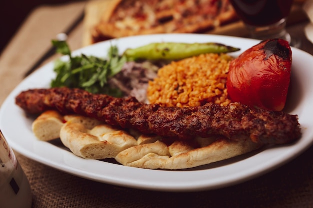 Kebab tradicional turco e árabe do Ramadã