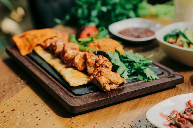 Kebab tradicional turco e árabe do Ramadã