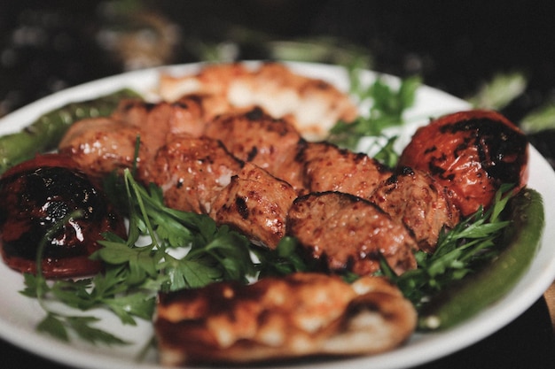 Kebab tradicional turco e árabe do Ramadã