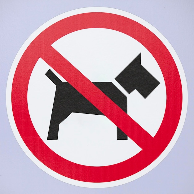 Foto kein hundeschild