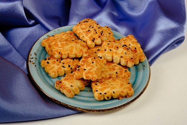 Kekse mit dunklen Schokoladenstückchen