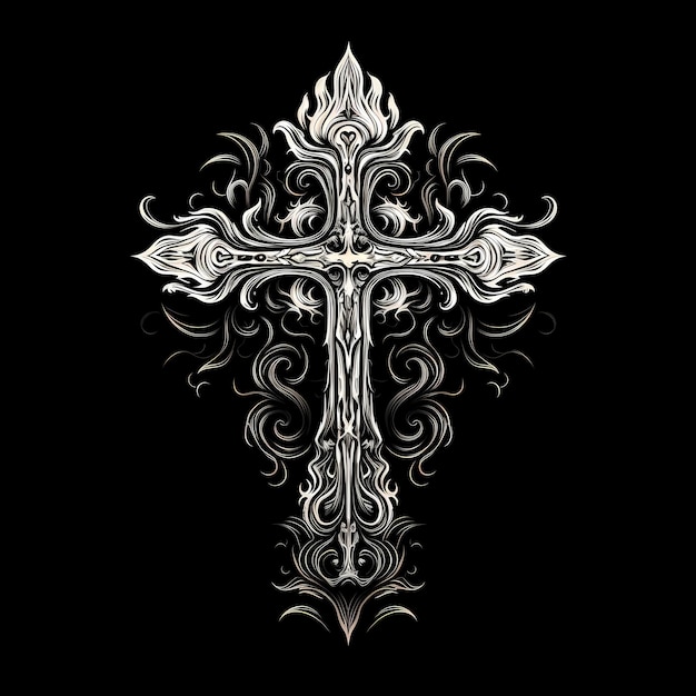 Keltisches Kreuz-Christentum-Symbolillustration