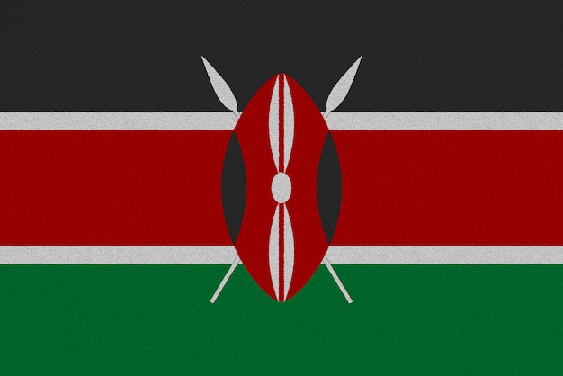 Kenia Stoffflagge