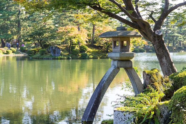 Kenrokuen Belo jardim