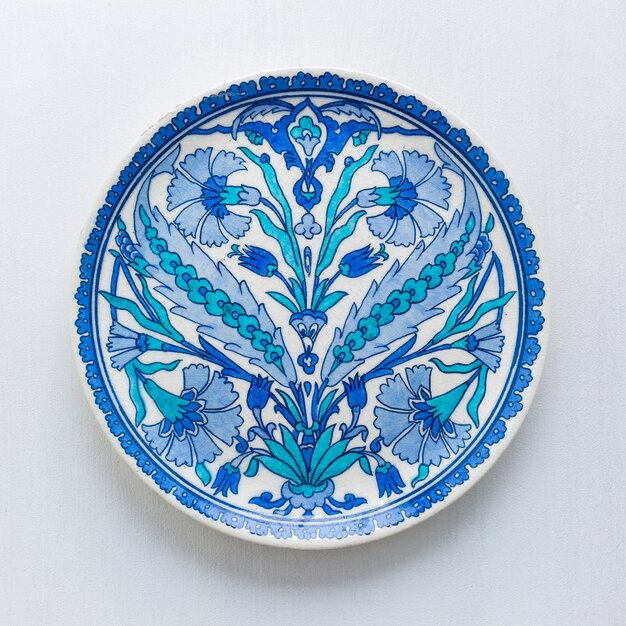 Keramikplatte mit türkischer Verzierung