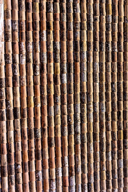 Keramische Textur Einfaches Muster von Dachziegeln Konstruktionskonzept