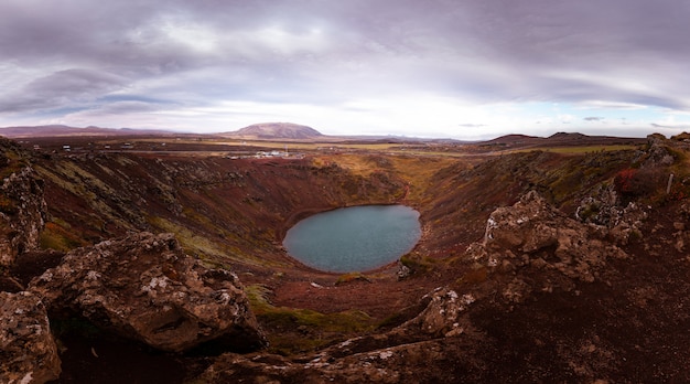 Kerið-Krater in Südisland.