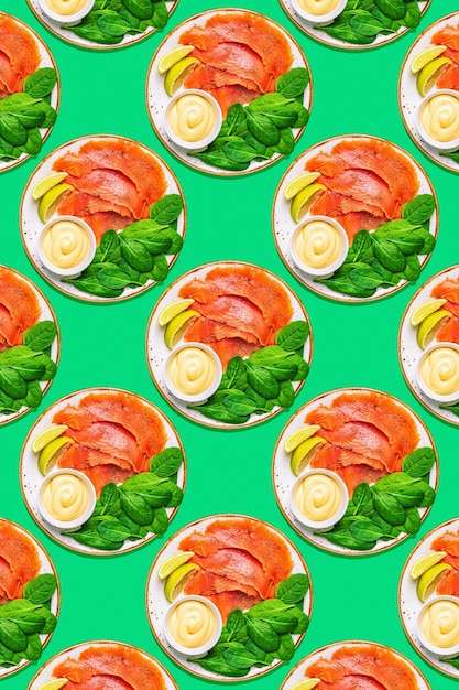 Ketogene Ernährung gesunde Mahlzeit Konzept