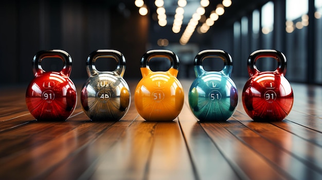 Kettlebells para el gimnasio