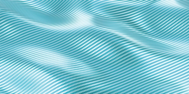 Kevlar-Textur Kohlefasergewebe Hintergrund Streifen Streifen wellig 3D-Darstellung