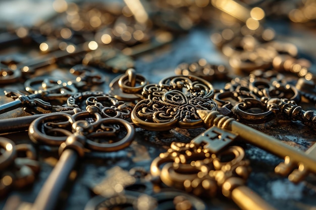 KeyInspired Steampunk Design de fundo