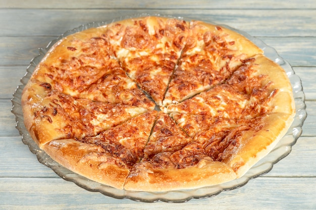 Khachapuri de megrelian, tradicional torta caucasiana com queijo