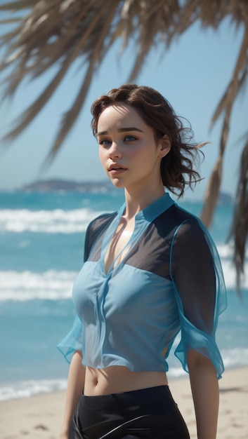 Foto la khaleesi emilia clarke como daenerys targaryen