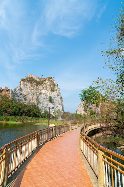 Khao gnu stone park in thailand