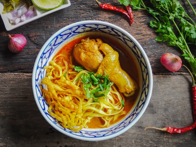 Khao Soi Kai, fideos tailandeses