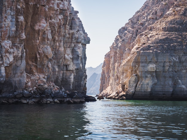 Khasab. Oman-Fjorde. Blick vom Boot