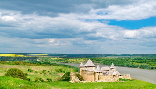 Khotyn mittelalterliche Festung in der Ukraine Alte Kultur