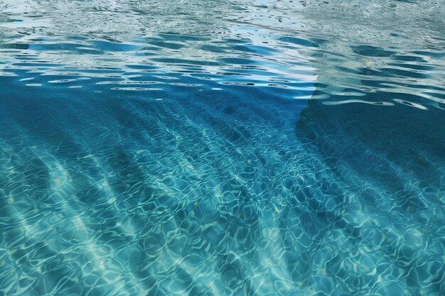 KI erzeugte wunderschönes azurblaues Wasser im Pool in einem fotorealistischen Stil