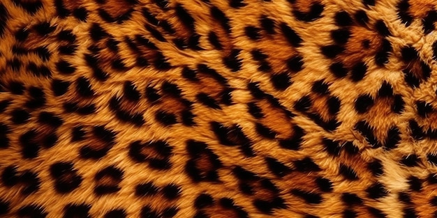 KI-generierte KI-generative Leopardenhaut Pelz Textur Dekoration Hintergrund Grafik Illustration