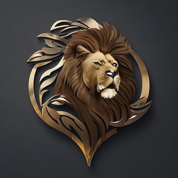 KI-generierte Löwen-Logos inspirieren zur Exzellenz