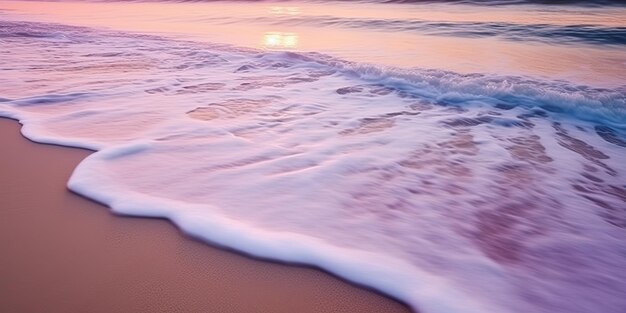 Foto ki-generiertes ki-generatives paradies exotisches tropisches urlaub meer ozean wasser wellen küste