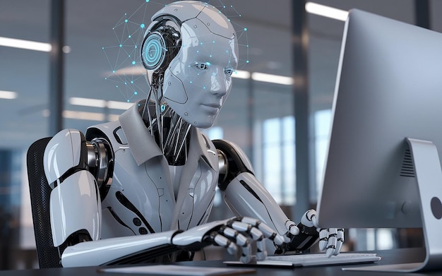 KI-Roboter bei der Arbeit