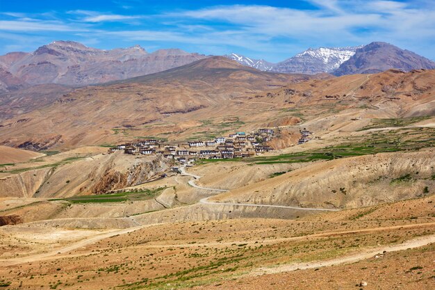 Kibber-Dorf im Himalaya, Himachap Pradesh, Indien