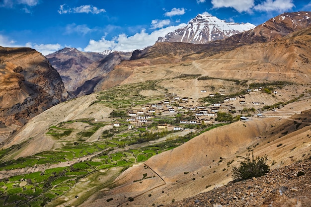 Kibber Dorf im Himalaya